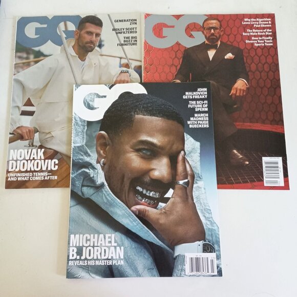 GQ Magazine 3 pack February to April/May 2025 - Picture 1 of 4